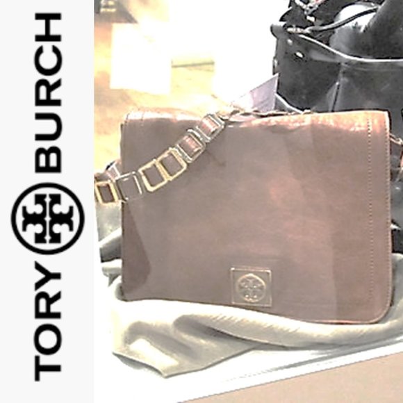 TORY BURCH LOUISA SADDLE MESSENGER BAG